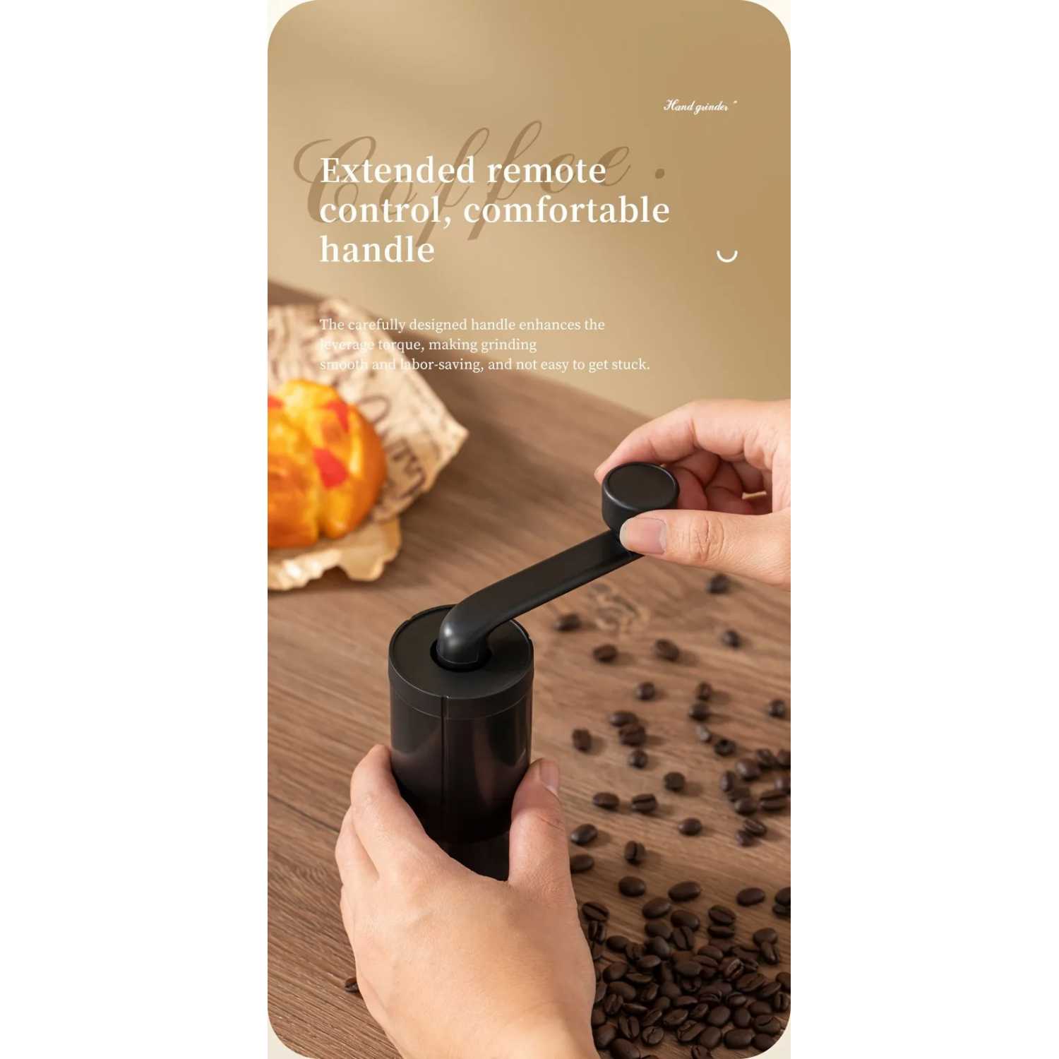 ginee_20260115152136680_0470429496.jpg One Two Cups Penggiling Kopi Manual Hand Coffee Grinder Ceramic Burr - SY-002