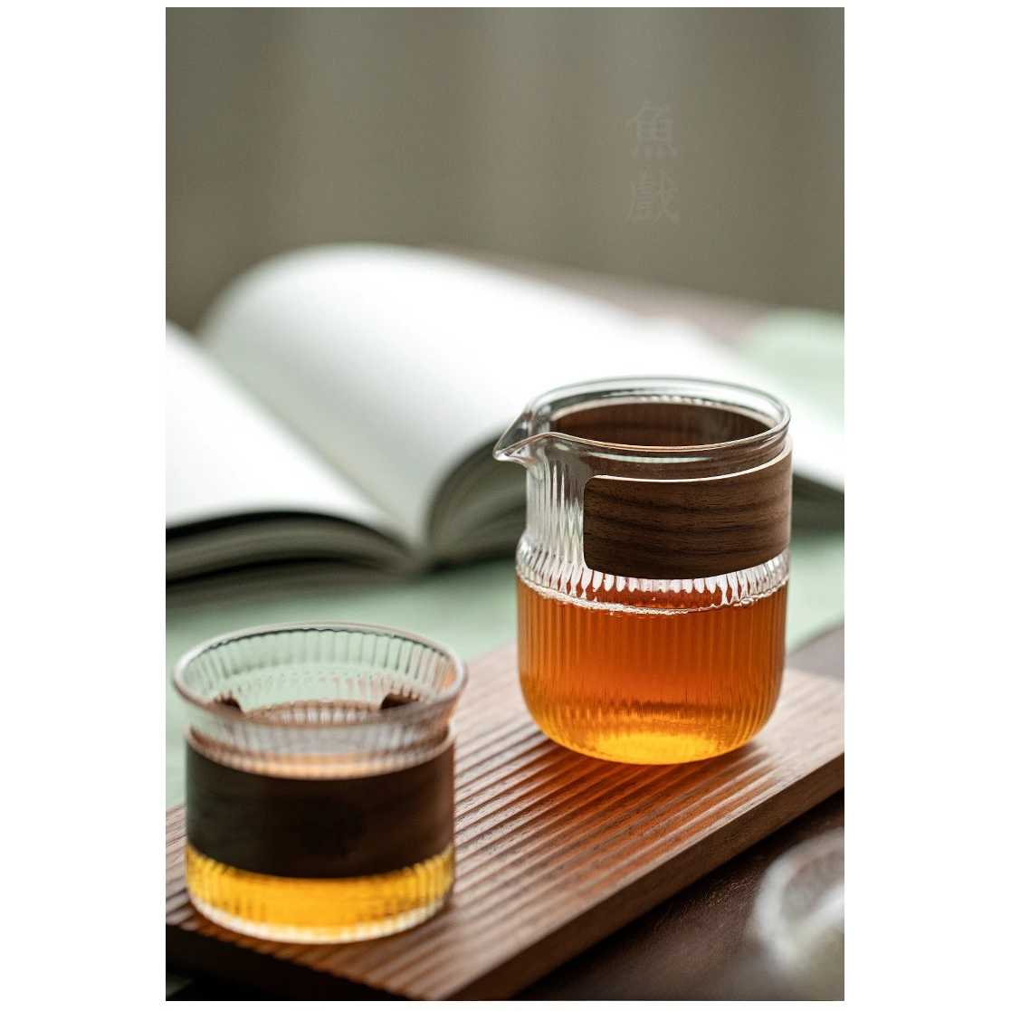 One Two Cups Gelas Kaca Aesthetic Pitcher Kopi Teh Borosilicate 300ml - XZ-300