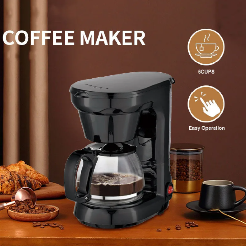 One Two Cups Mesin Kopi Espresso Semi Otomatis Drip Coffee Maker 750ml - CM-102
