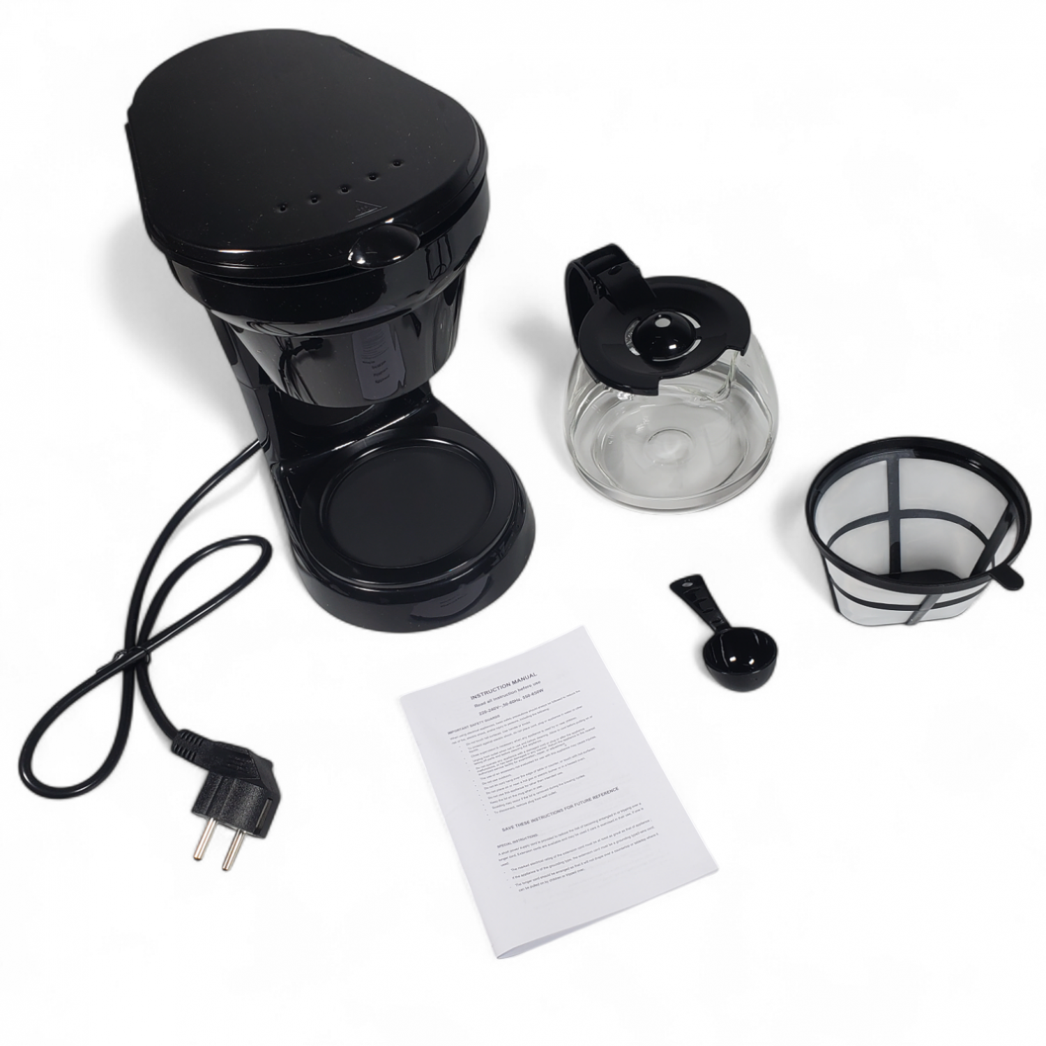 One Two Cups Mesin Kopi Espresso Semi Otomatis Drip Coffee Maker 750ml - CM-102