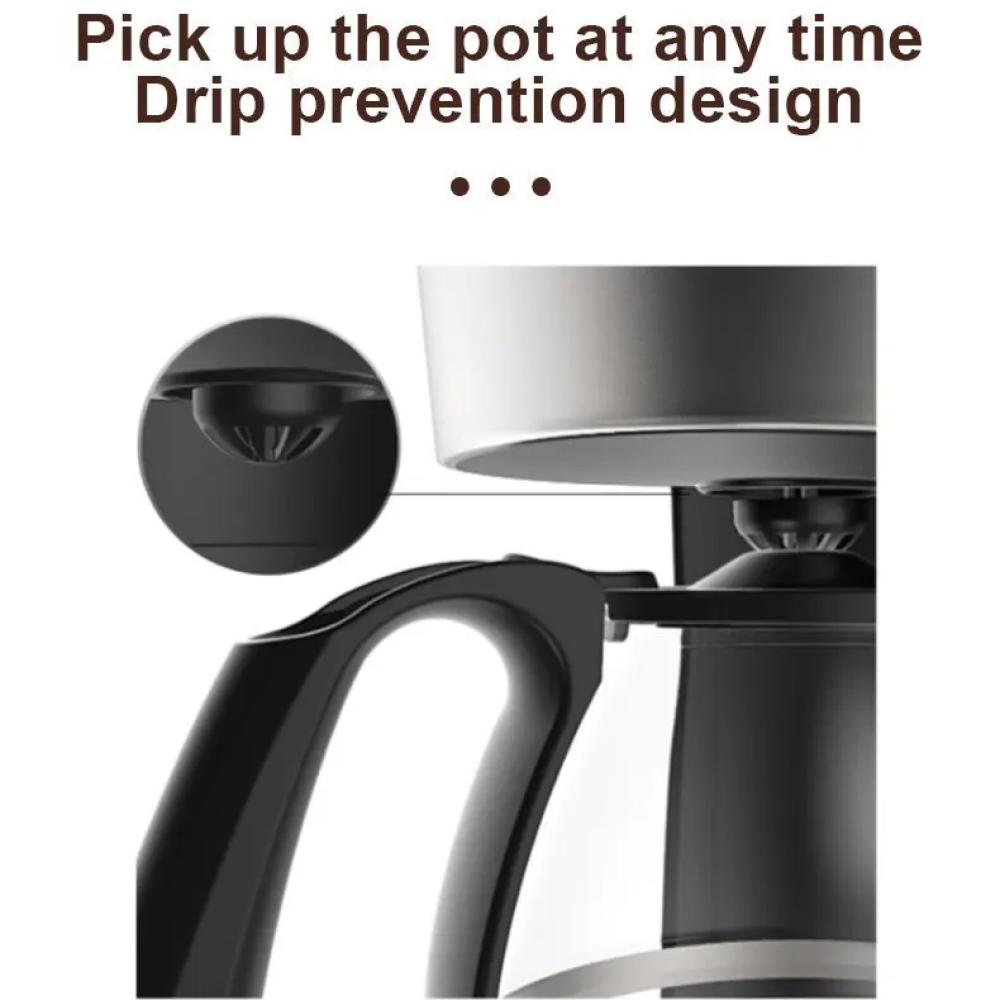 One Two Cups Mesin Kopi Espresso Semi Otomatis Drip Coffee Maker 750ml - CM-102