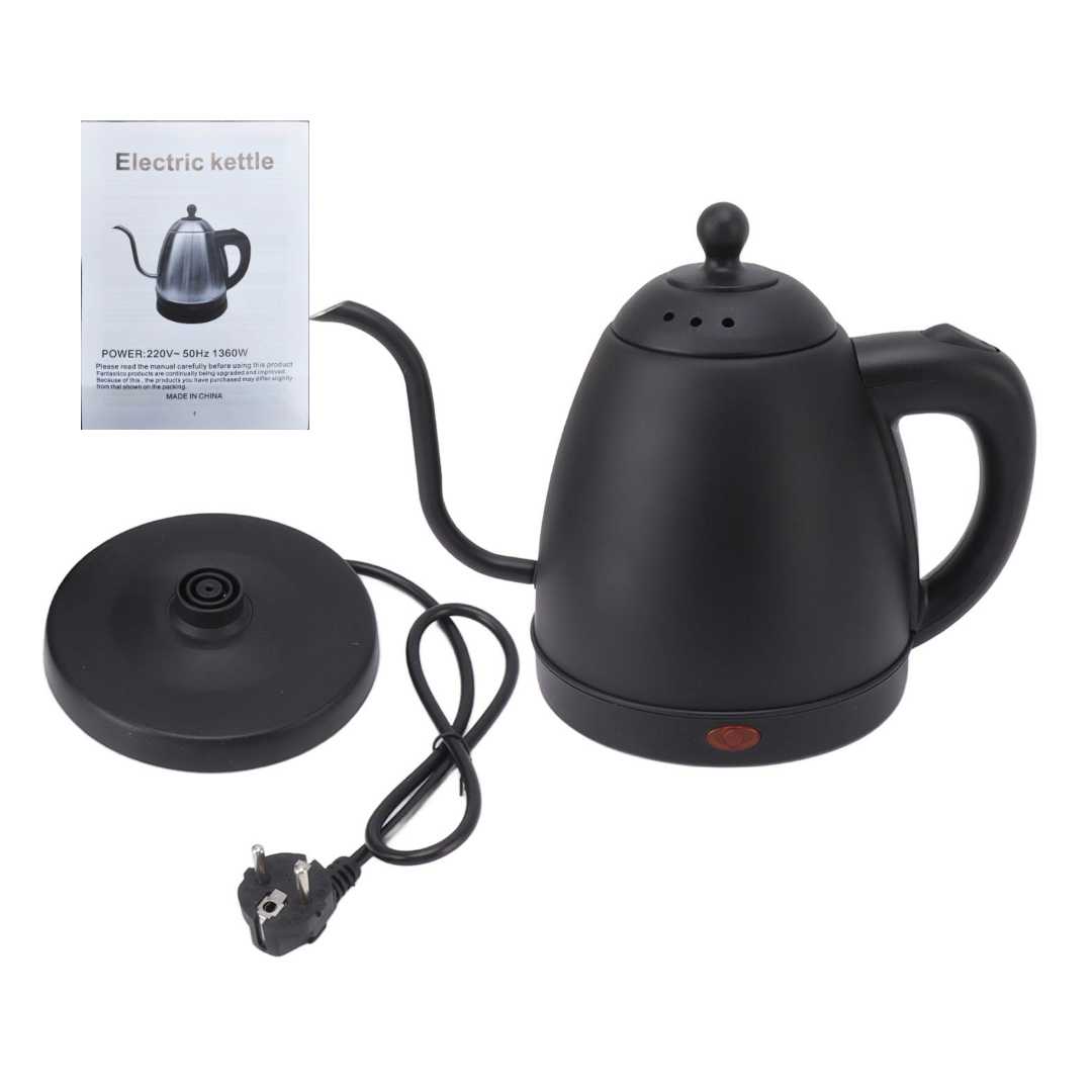 One Two Cups Teko Listrik Kopi Pemanas Air Leher Angsa 1.2L 1360W - INU101
