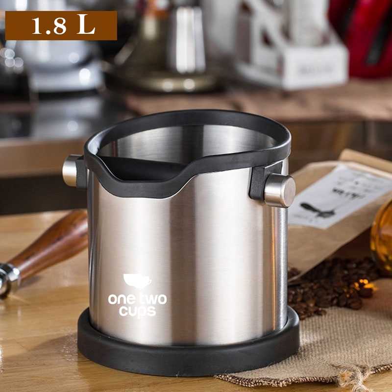 One Two Cups Wadah Ampas Kopi Espresso Knock Box Container 1.8L - FK655
