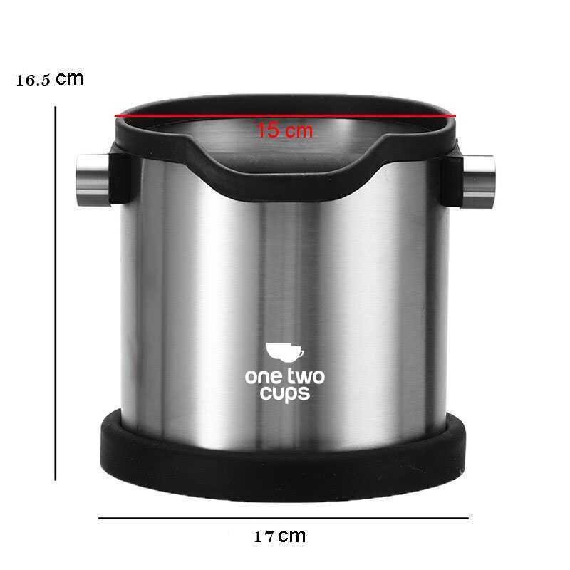 One Two Cups Wadah Ampas Kopi Espresso Knock Box Container 1.8L - FK655