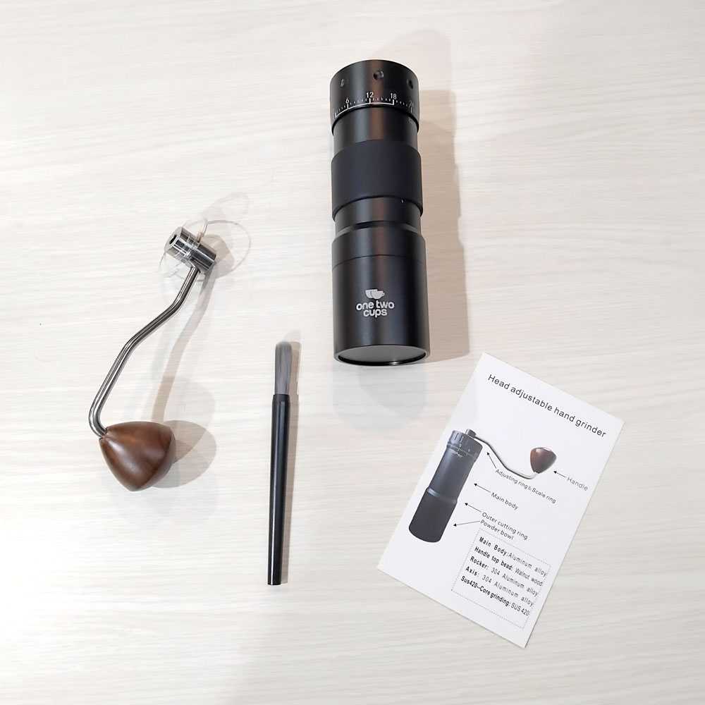 One Two Cups Alat Penggiling Kopi Manual Coffee Grinder 72 Gear - R50