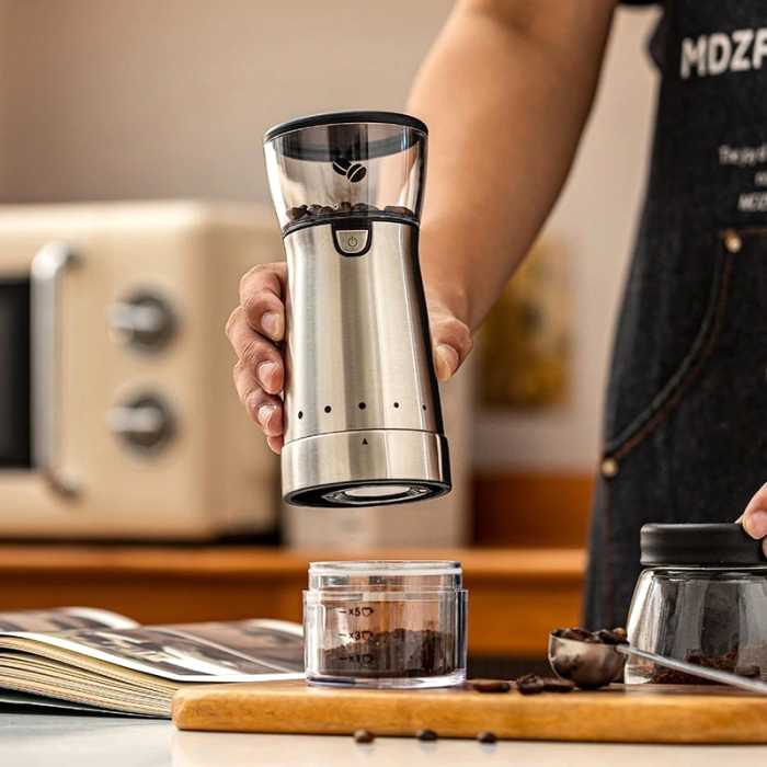 One Two Cups Alat Penggiling Kopi Elektrik Coffee Grinder 1200mAh - CRO-12