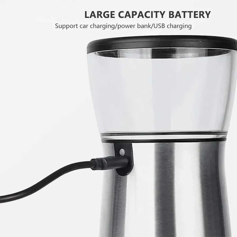 One Two Cups Alat Penggiling Kopi Elektrik Coffee Grinder 1200mAh - CRO-12