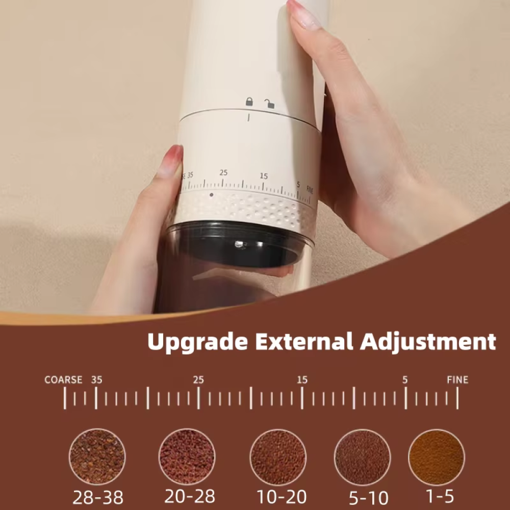 One Two Cups Penggiling Kopi Elektrik Coffee Grinder 2000mAh - HB-990