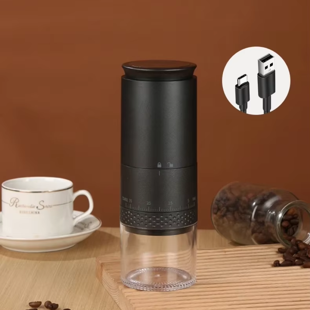 One Two Cups Penggiling Kopi Elektrik Coffee Grinder 2000mAh - HB-990