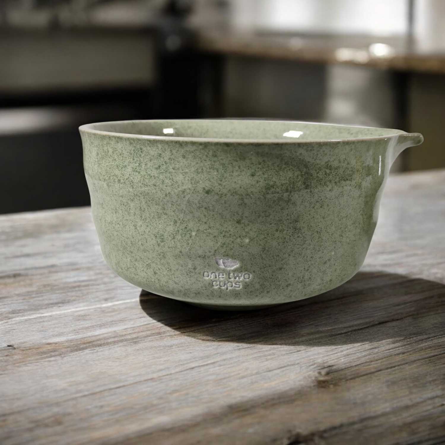 One Two Cups Matcha Set Kit Chawan Chasen Chashaku Ceramic 500ml 4 PCS - CZ3