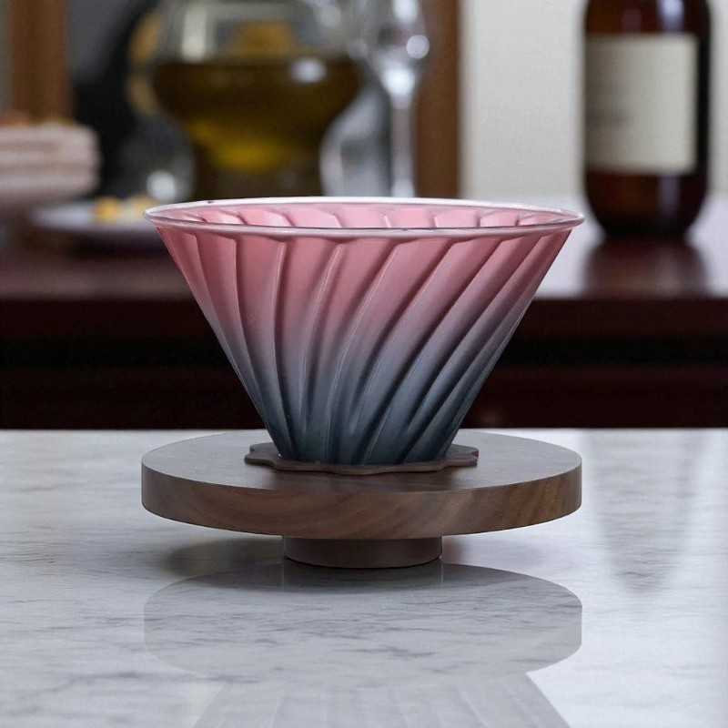 One Two Cups V60 Coffee Dripper Alat Seduh Kopi Manual Kaca 1-4 Cup - SD-8106