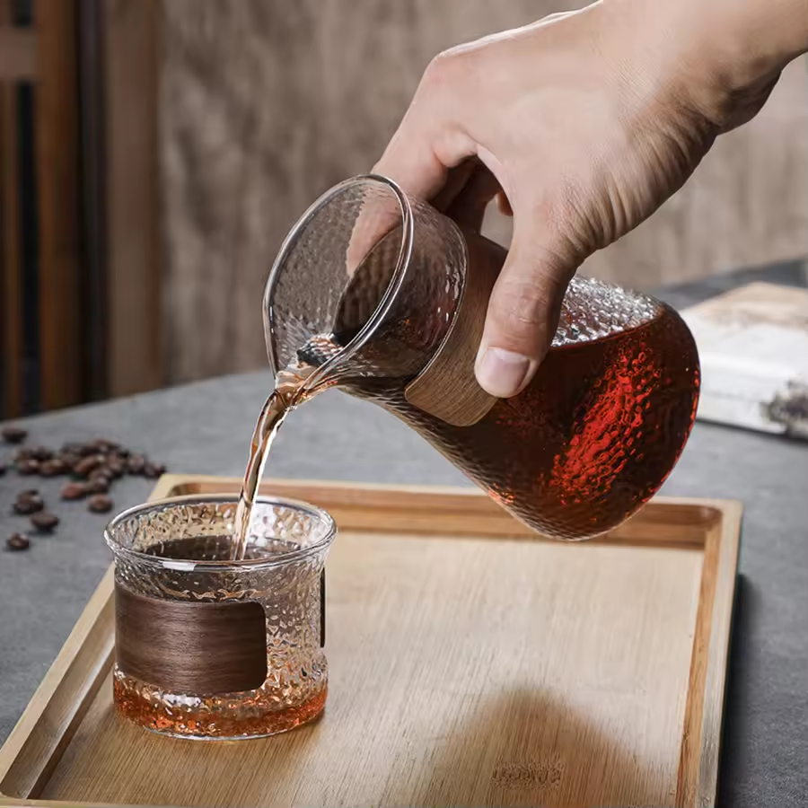 One Two Cups Teko Kopi Pour Over Coffee Server Glass Carafe 500ml - FM-5ML