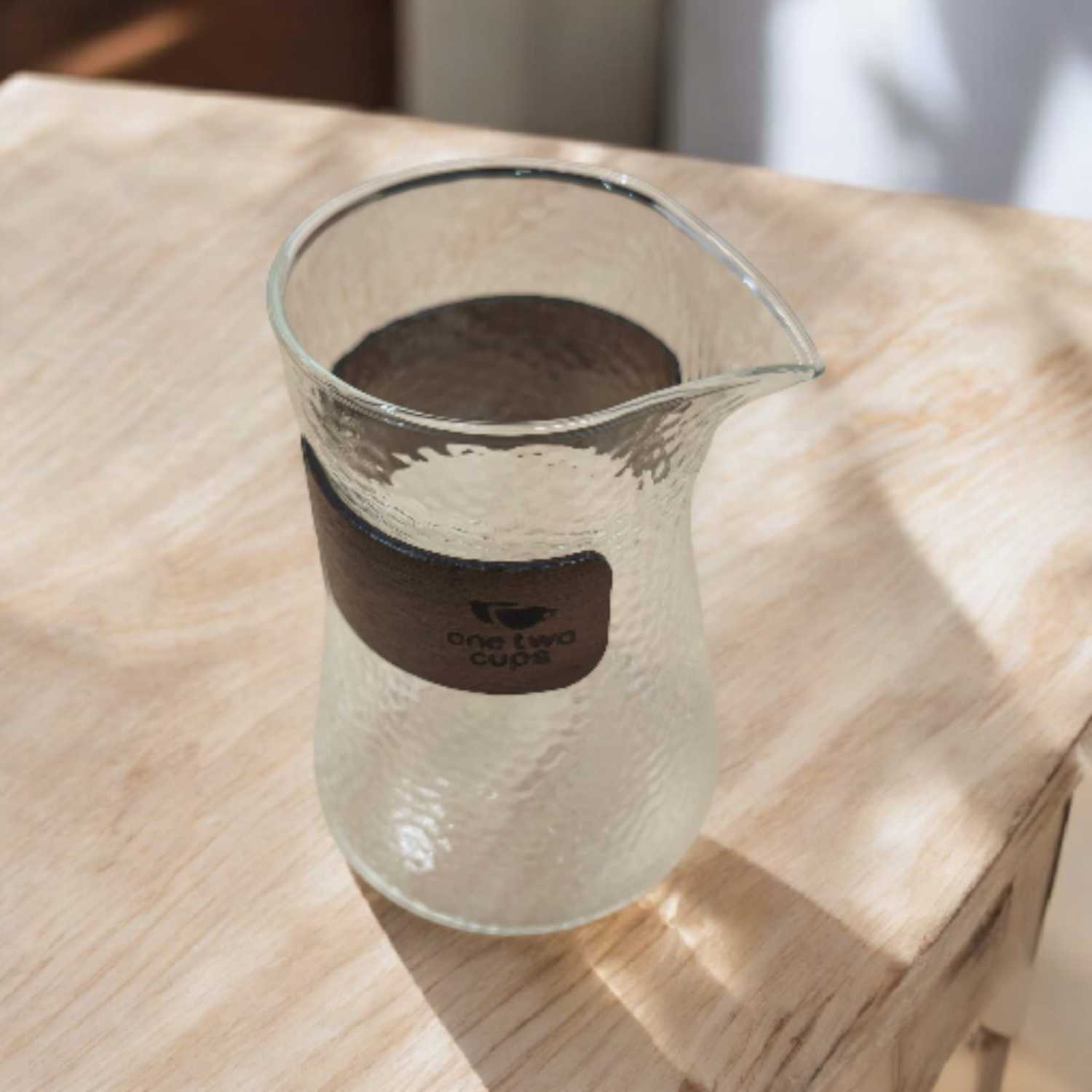 One Two Cups Teko Kopi Pour Over Coffee Server Glass Carafe 500ml - FM-5ML