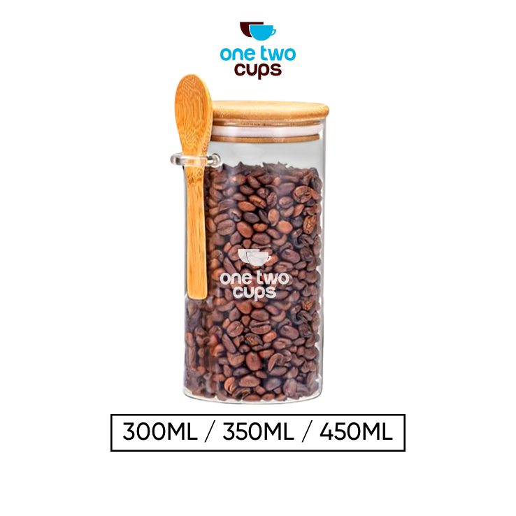 ginee_20260115153815357_9431453984.png One Two Cups Toples Kaca Penyimpanan Makanan Storage with Bamboo Lid - FM-LD1