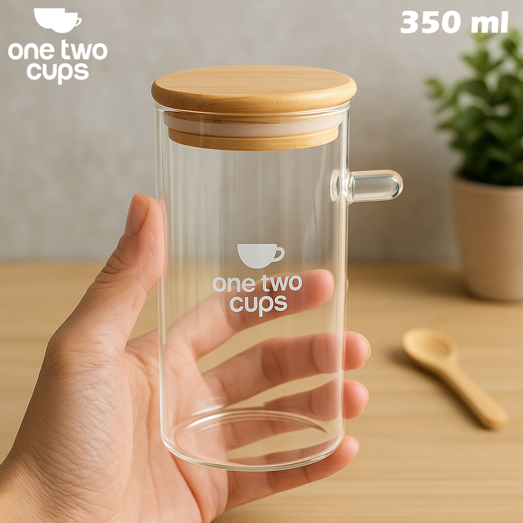 ginee_20260115153815458_5967982111.png One Two Cups Toples Kaca Penyimpanan Makanan Storage with Bamboo Lid - FM-LD1