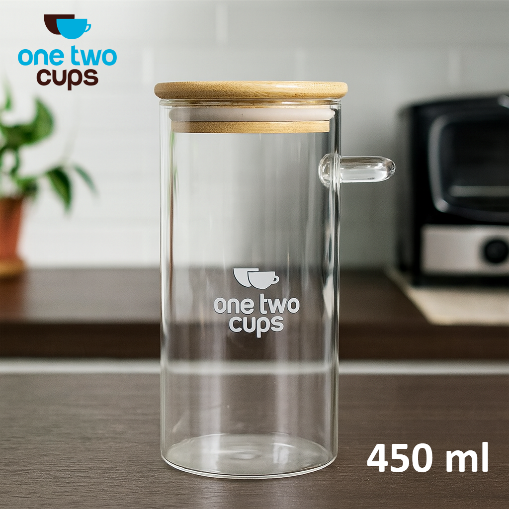 ginee_20260115153815567_4988156904.png One Two Cups Toples Kaca Penyimpanan Makanan Storage with Bamboo Lid - FM-LD1