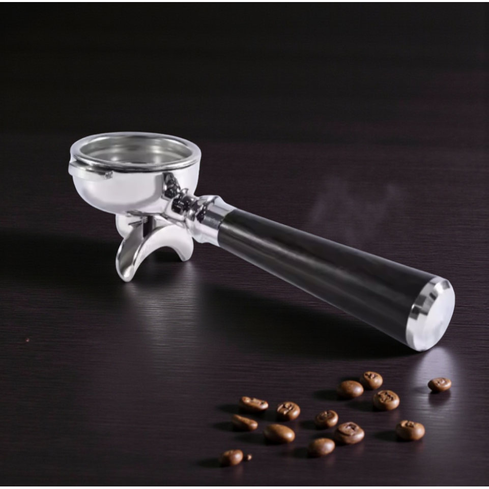 One Two Cups Portafilter Double Spout Stainless Steel 58mm - AL304