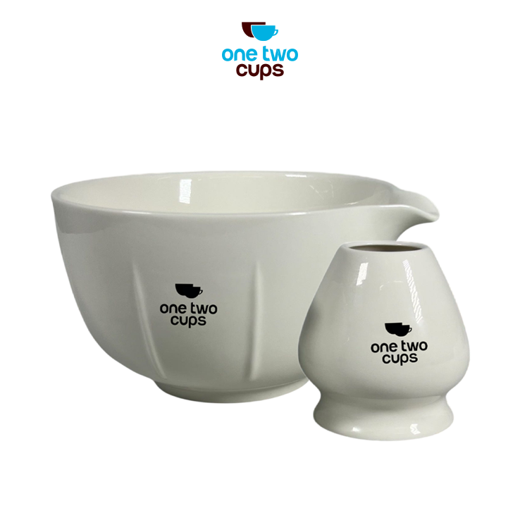 ginee_20260216151946164_3751524828.png One Two Cups Mangkuk Chawan Chasen Stand Japanese Matcha Bowl 420ml