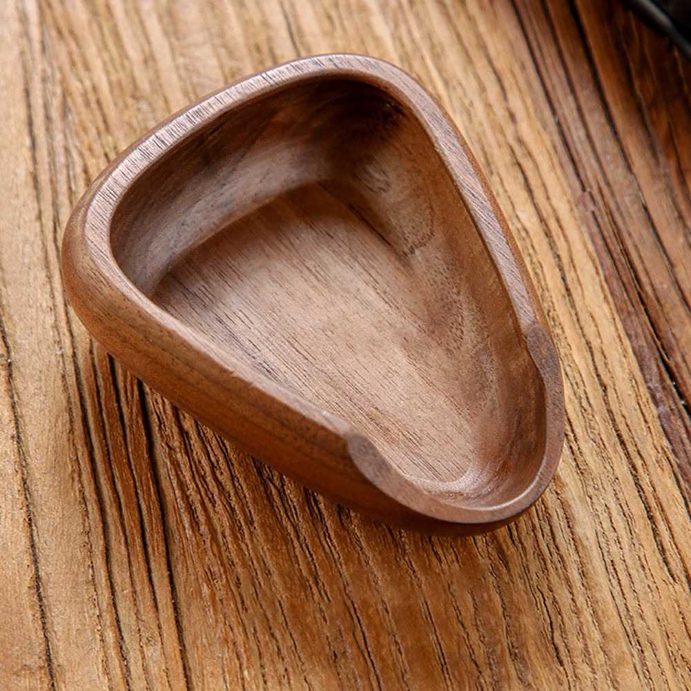 One Two Cups Coffee Dosing Tray Mangkok Takar Biji Kopi Walnut Wood - OX10