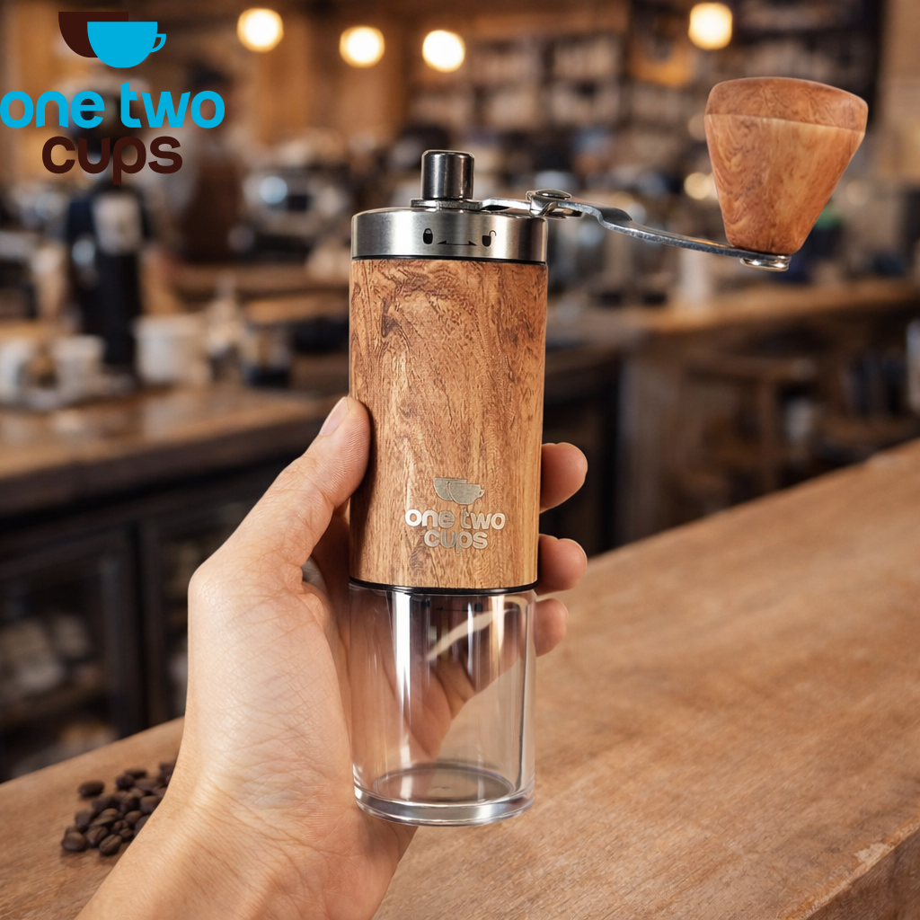 One Two Cups Alat Penggiling Kopi Manual Coffee Grinder Ceramic Core - 5011