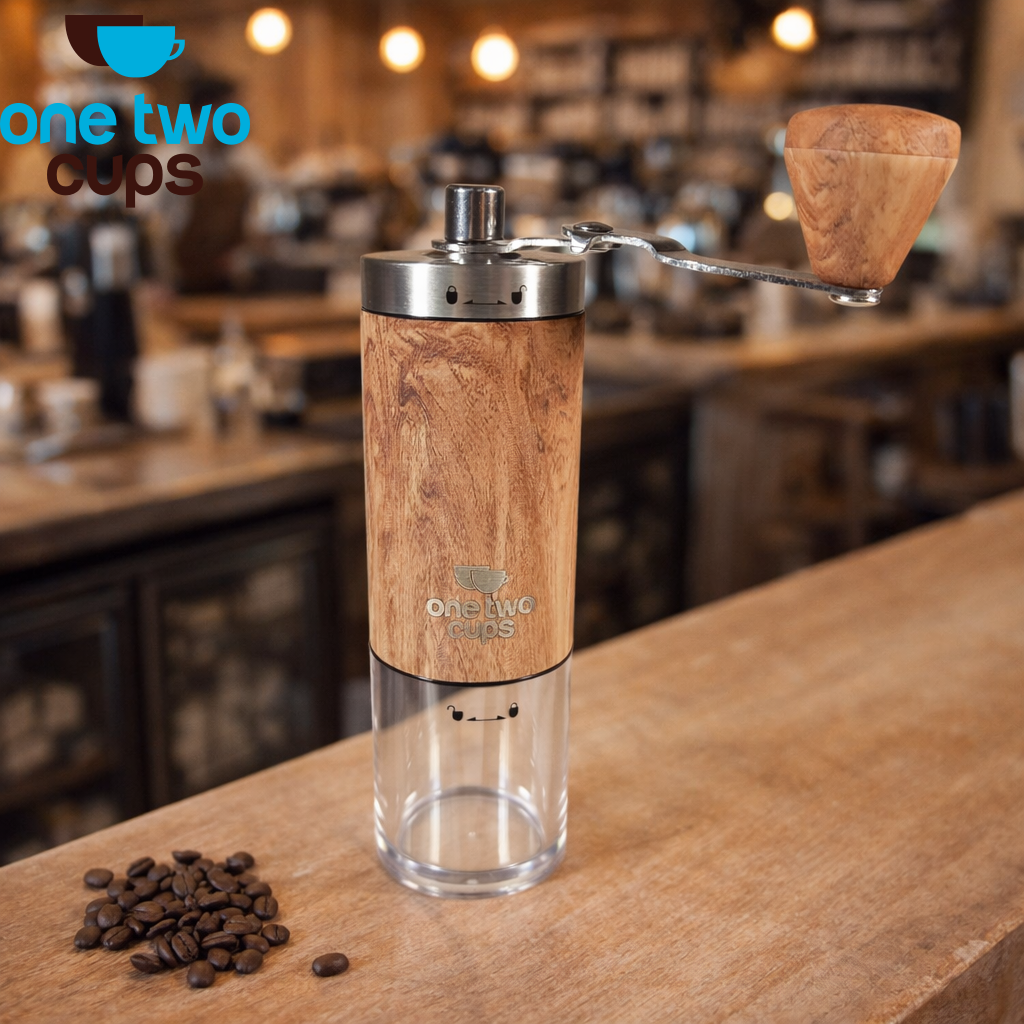 One Two Cups Alat Penggiling Kopi Manual Coffee Grinder Ceramic Core - 5011