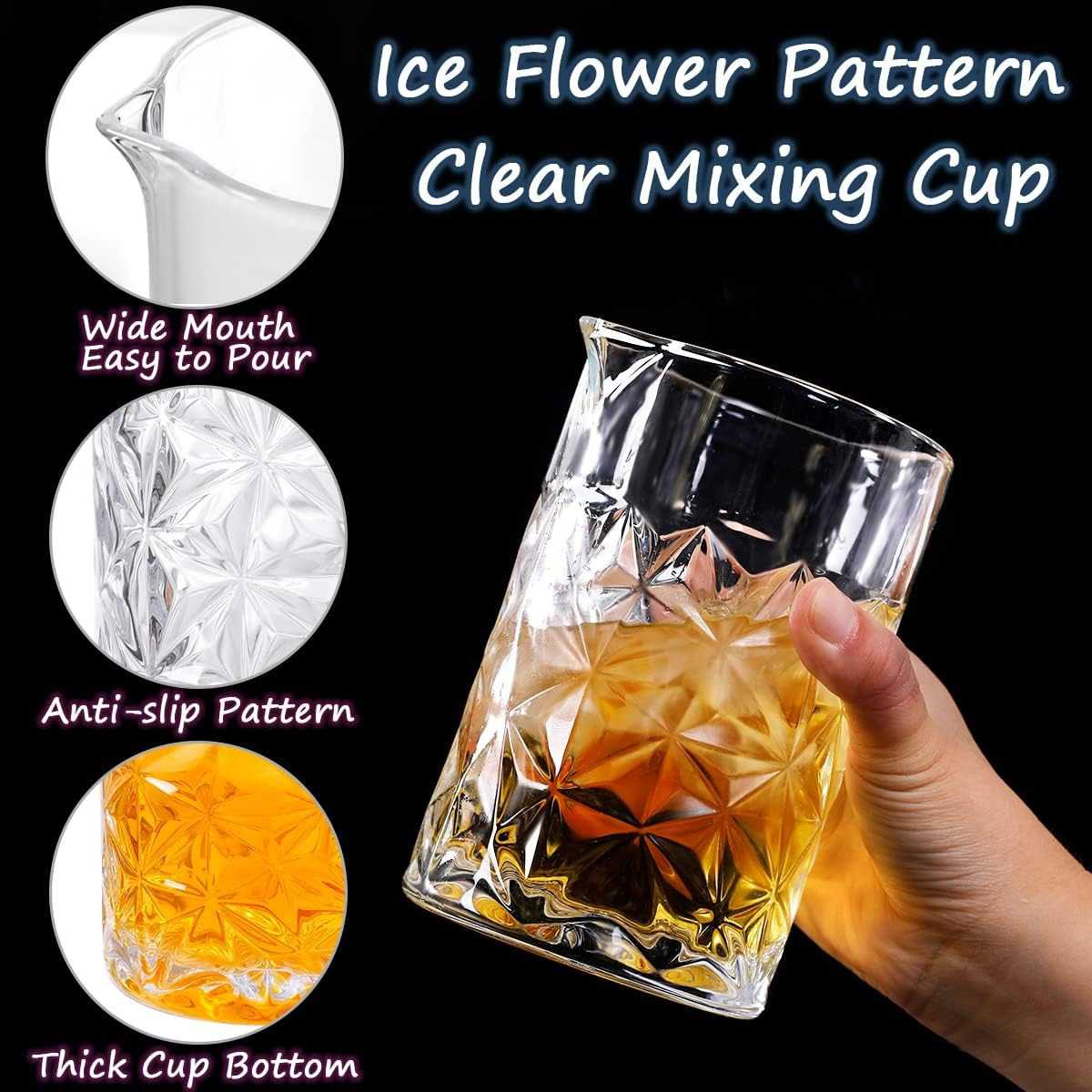 One Two Cups Gelas Mixer Bartender Cocktail Mixing Shaker Glass 700ml - GC011