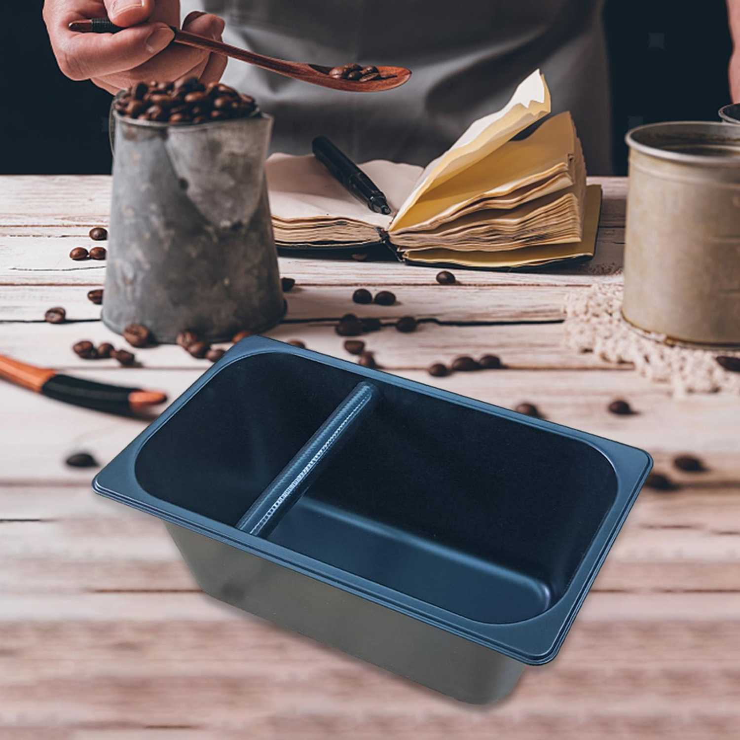 ginee_20260216152513279_6404850149.jpg One Two Cups Wadah Ampas Kopi Espresso Knock Box Container - HG-32