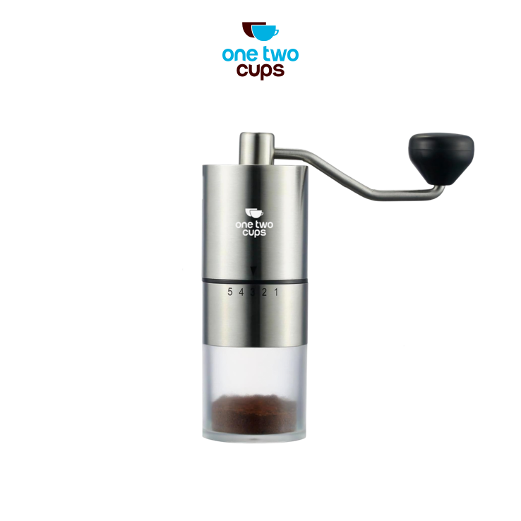 One Two Cups Penggiling Kopi Manual Coffee Grinder Adjustable Portable - D-11