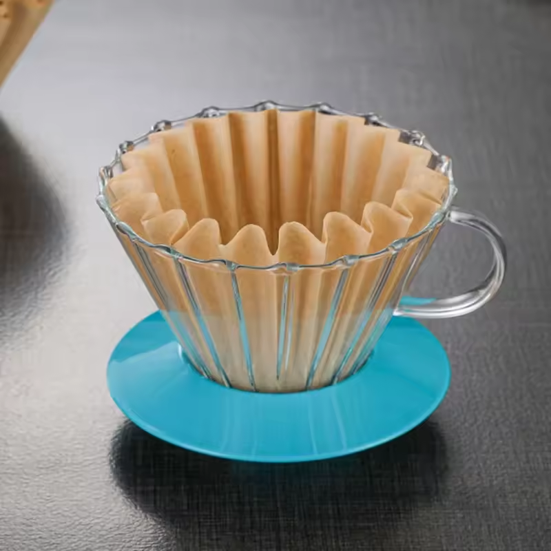 One Two Cups Kertas Saringan Kopi Wave Filter Paper V60 1-4 Cup 50 PCS - W04