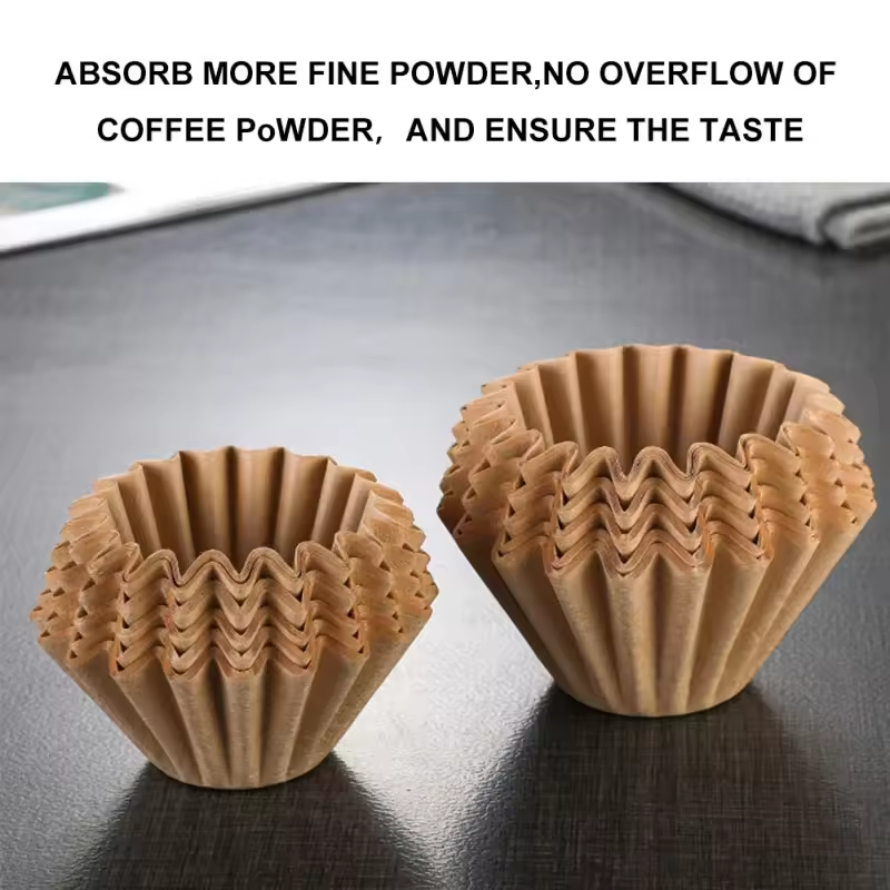 One Two Cups Kertas Saringan Kopi Wave Filter Paper V60 1-4 Cup 50 PCS - W04