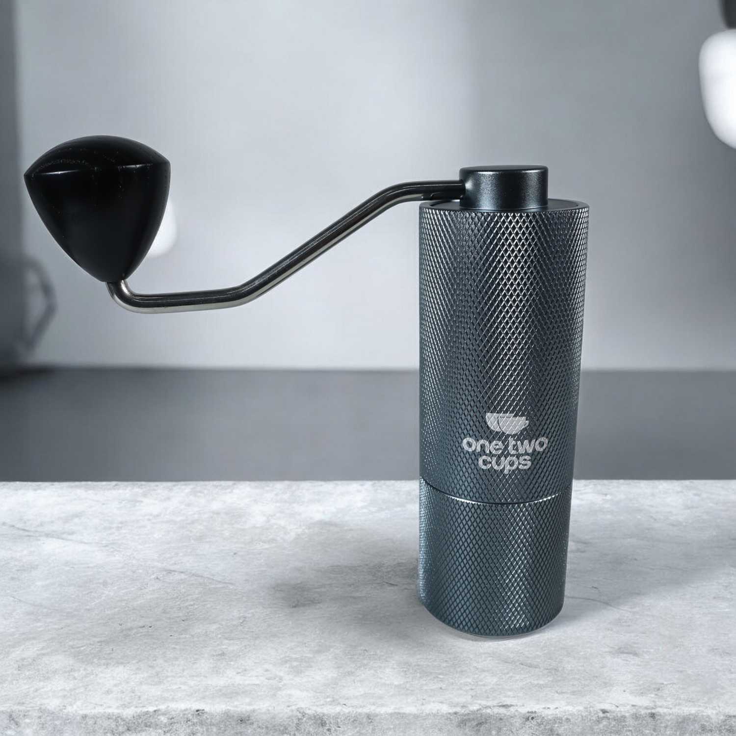 One Two Cups Penggiling Kopi Manual Coffee Grinder Stainless Steel - 7057