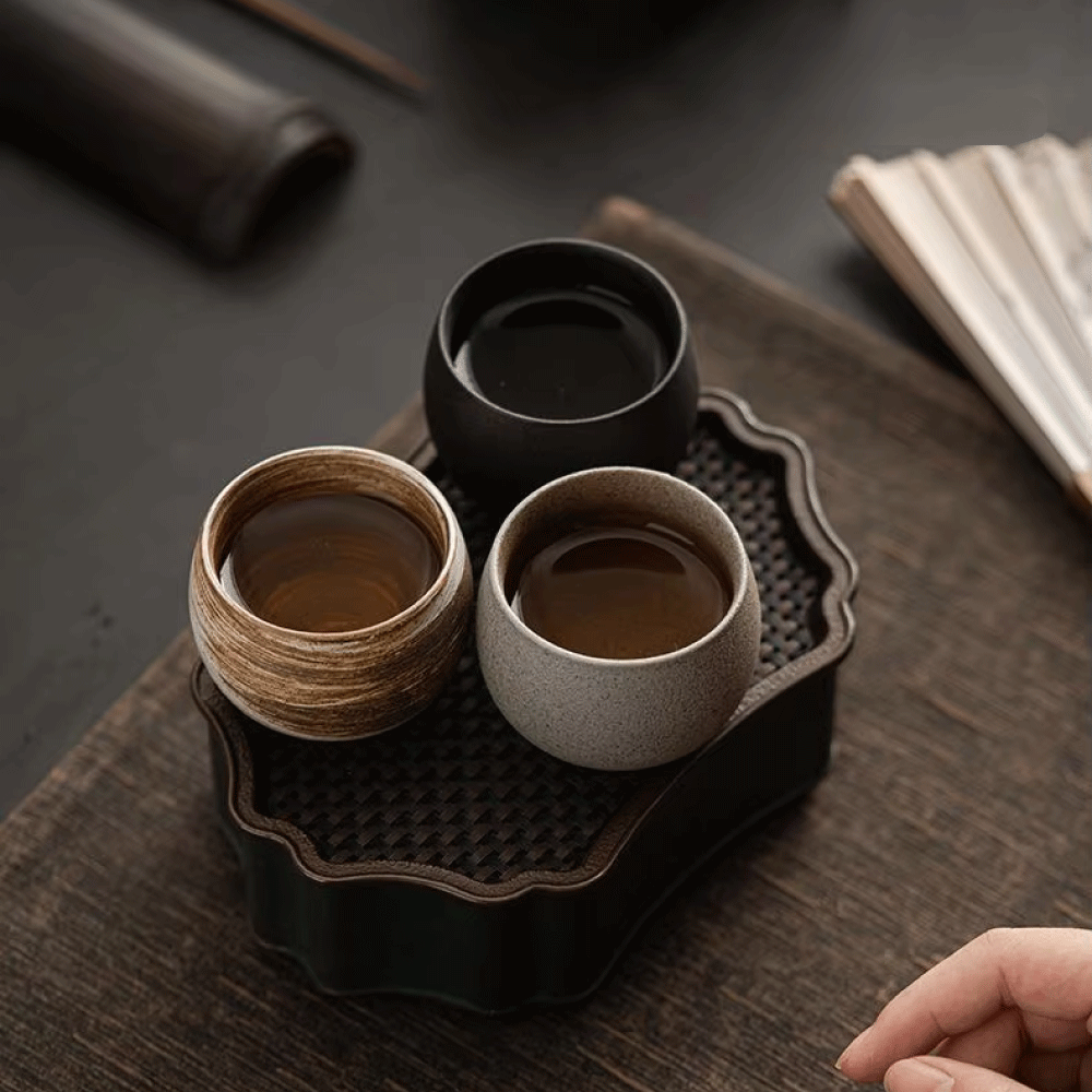 One Two Cups Gelas Keramik Kopi Teh Japanese Style Ceramic Cup 80ml - SW151