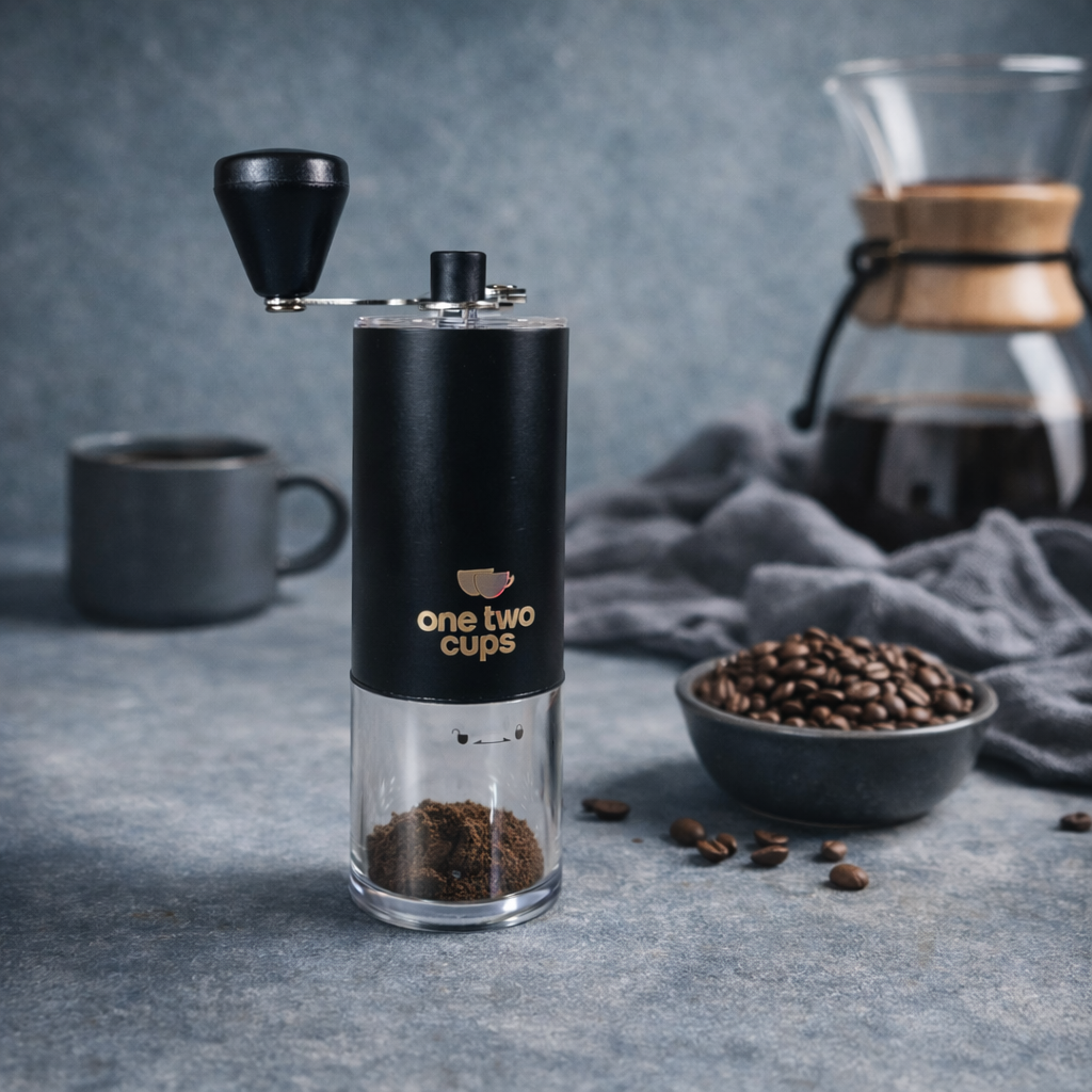 One Two Cups Alat Penggiling Kopi Manual Coffee Grinder Ceramic Core - 4011
