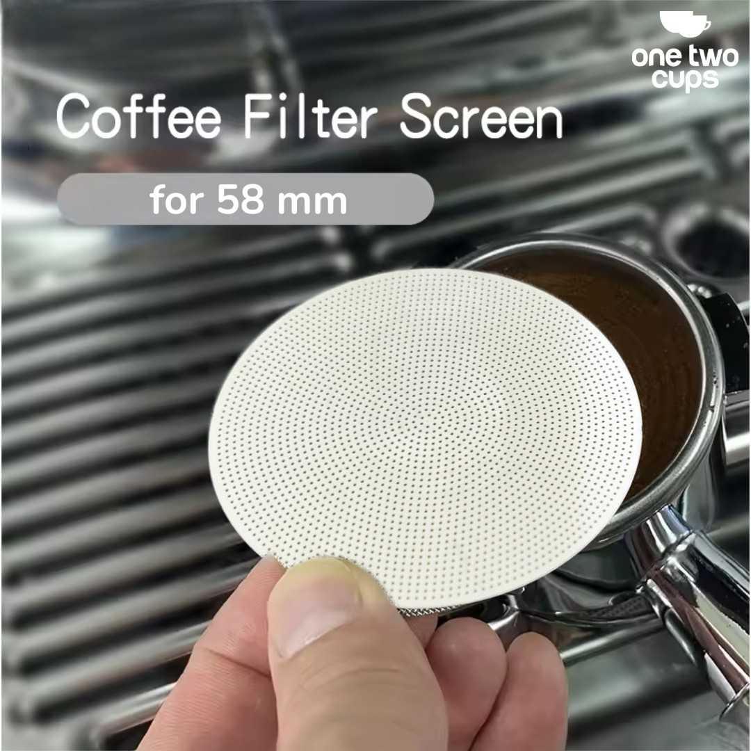 One Two Cups Puck Screen Portafilter Espresso 150 Micron 58mm 0.2mm - KH2