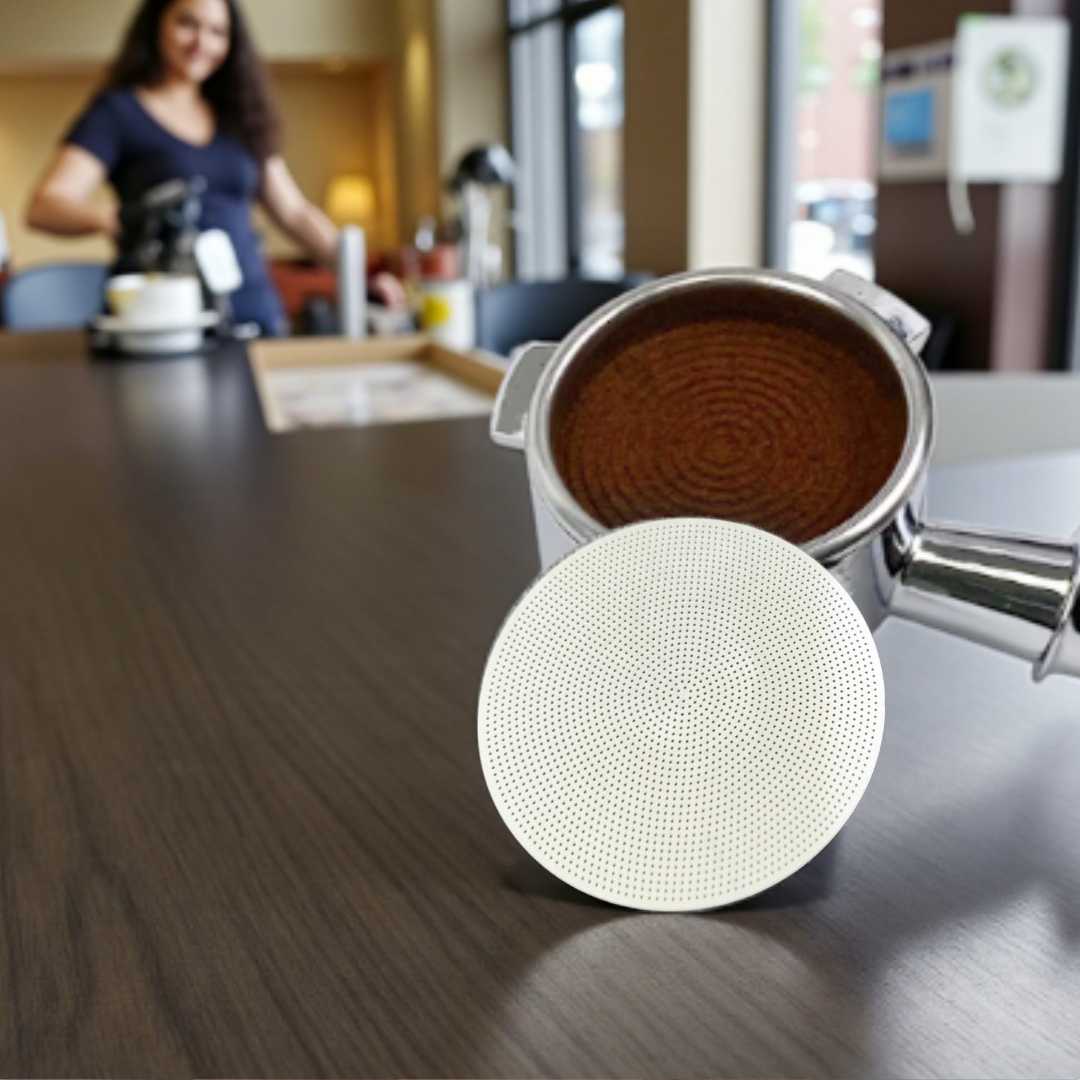 One Two Cups Puck Screen Portafilter Espresso 150 Micron 58mm 0.2mm - KH2