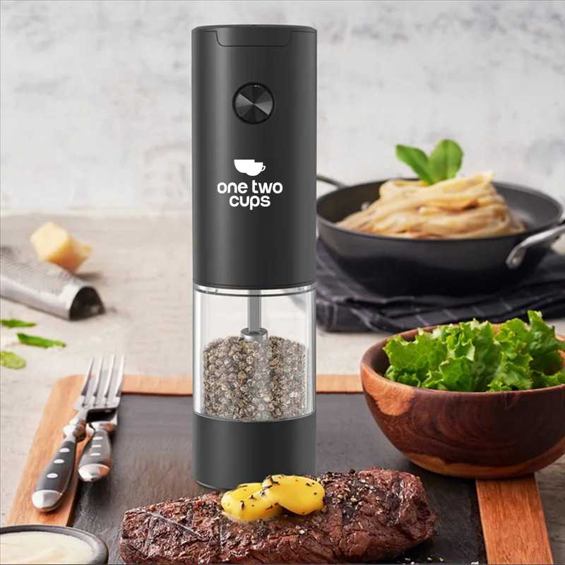 ginee_20260226162519642_8971272461.jpg One Two Cups Alat Penggiling Biji Lada Elektrik Spice Grinder 70ml - KYMQ-44B