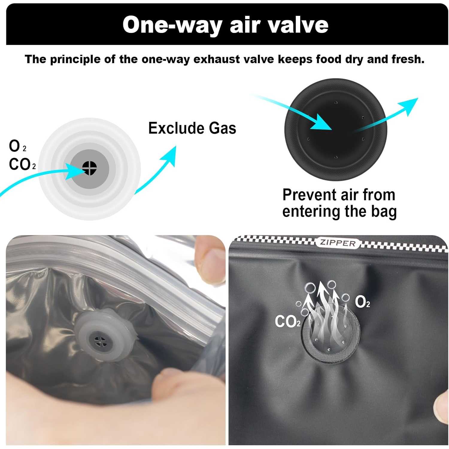 One Two Cups Kemasan Kopi Standing Pouch Ziplock with Valve 10 PCS - KF-10