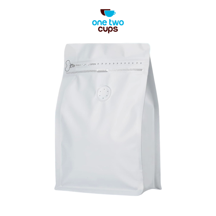 One Two Cups Kemasan Kopi Standing Pouch Ziplock with Valve 10 PCS - KF-10