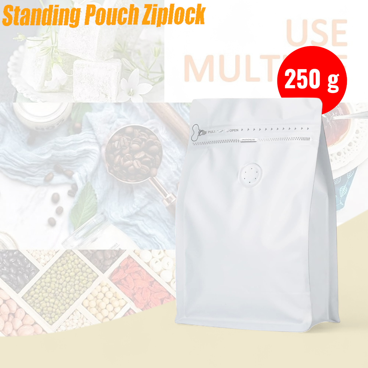 ginee_20260226162934929_4685162410.png One Two Cups Kemasan Kopi Standing Pouch Ziplock with Valve 10 PCS - KF-10