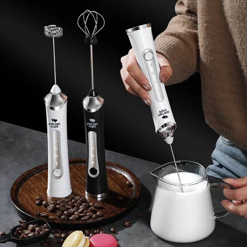 ginee_20260226163554381_1233836467.png One Two Cups Hand Mixer Mini Pengocok Telur Kopi Milk Frother 1200mAh - FM-NPW