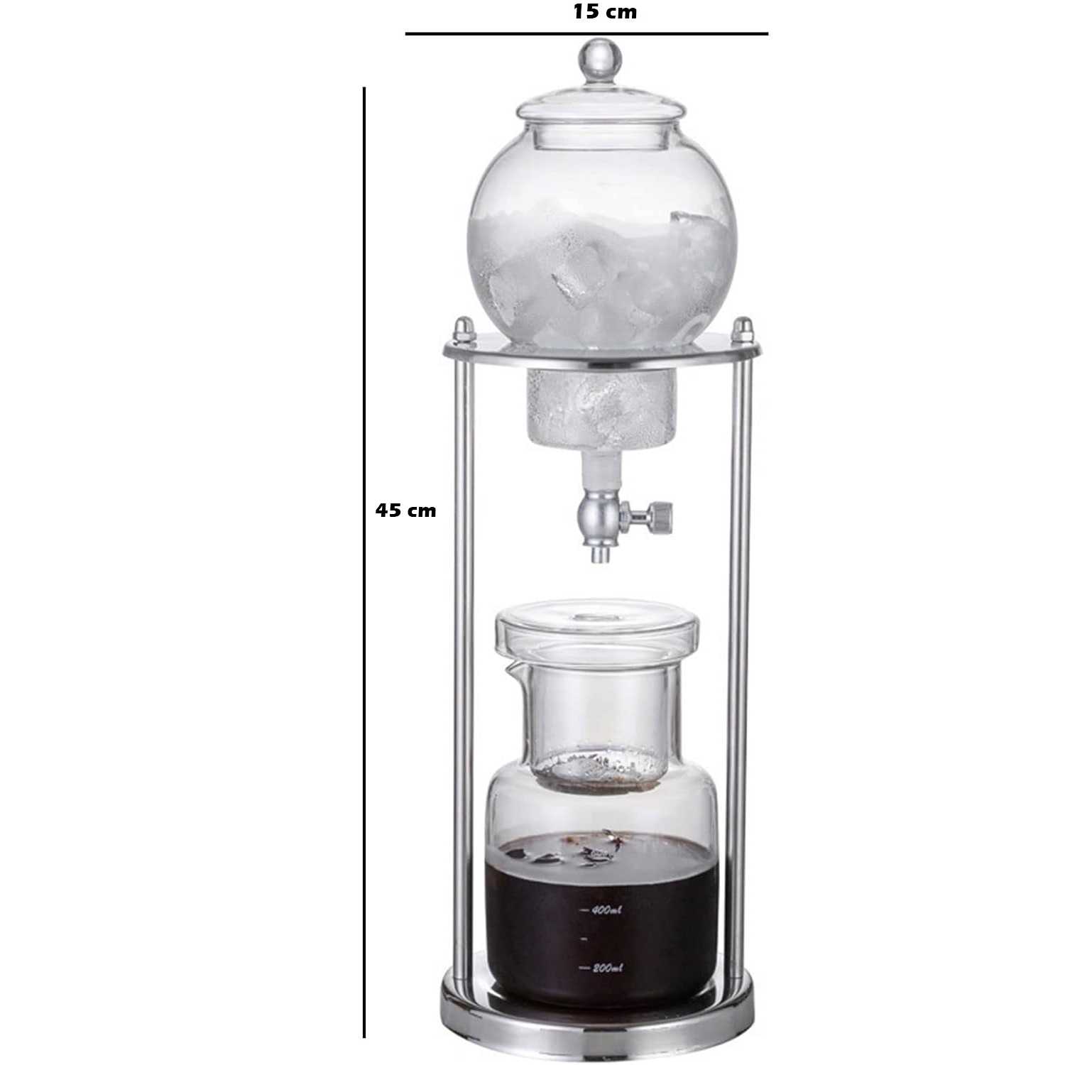 ginee_20260226164110068_3203886883.jpg One Two Cups Cold Brew Coffee Maker Classic Ice Dripper Pot 600ml - AO865