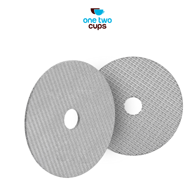 One Two Cups Puck Screen Portafilter Espresso Machine 150 Micron 1.7mm - TJ-150