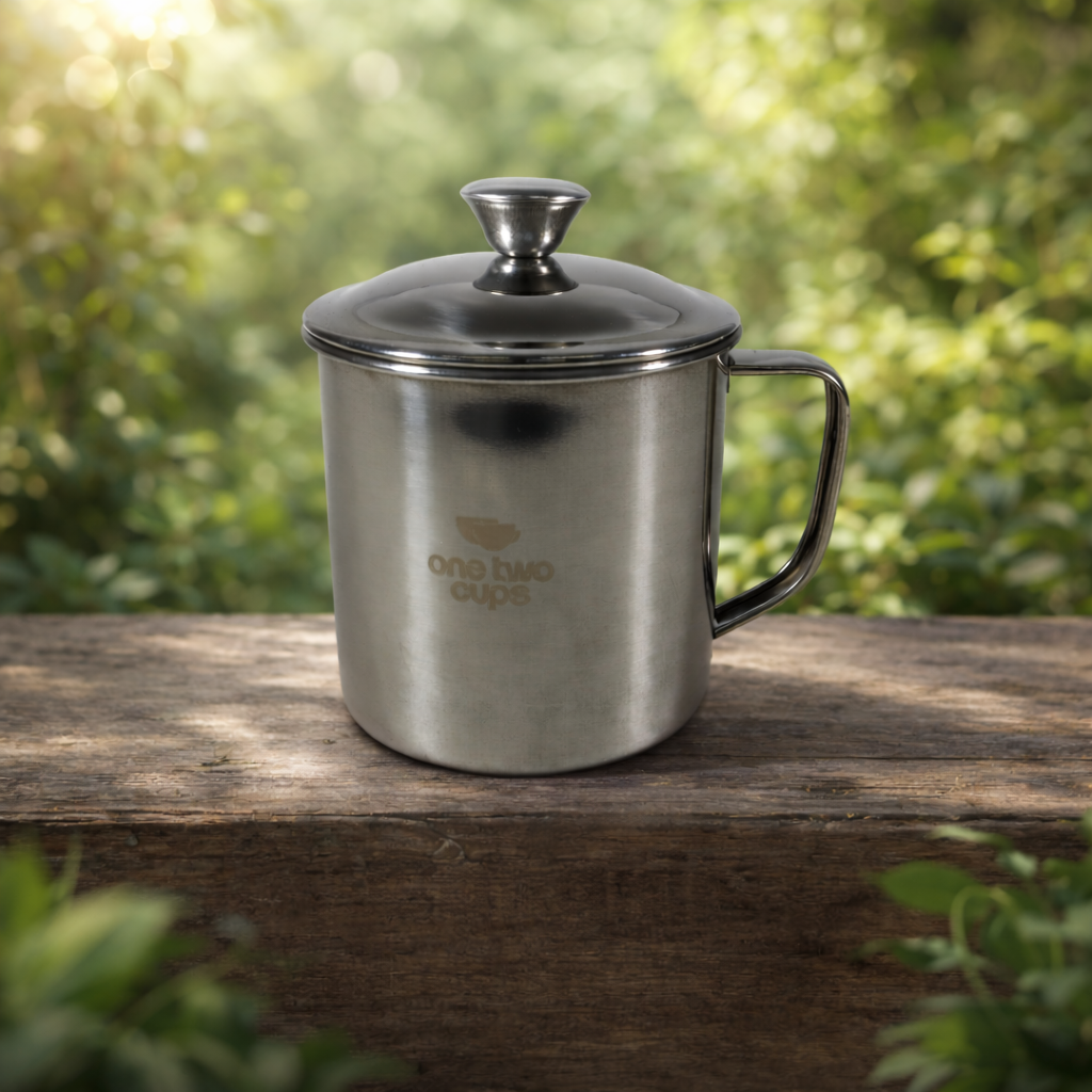 ginee_20260226164353567_5201468150.png One Two Cups Cangkir Kopi Stainless Steel Coffee Mug 450ml with Lid - B45