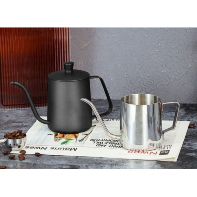 ginee_20260226164515258_2469184324.png One Two Cups Teko Kopi Leher Angsa Gooseneck Pour Over Kettle 350ml - ZM00102