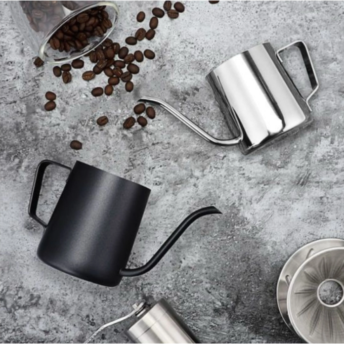 ginee_20260226164515314_2657737912.png One Two Cups Teko Kopi Leher Angsa Gooseneck Pour Over Kettle 350ml - ZM00102
