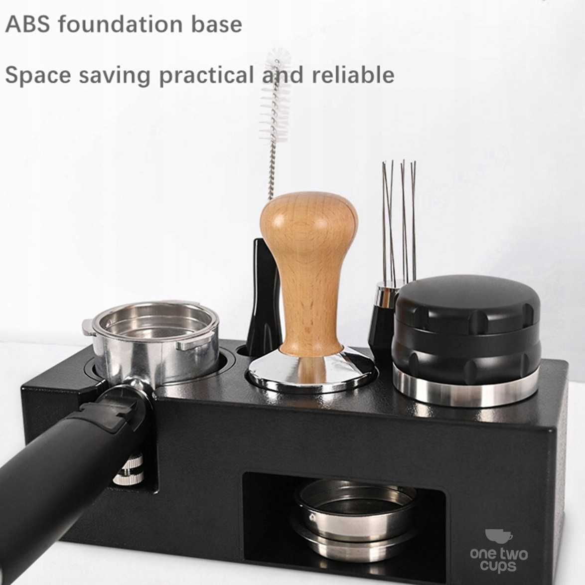 ginee_20260226165124694_4472733142.jpg One Two Cups Coffee Tamper Station Espresso Portafilter Storage - BB-150