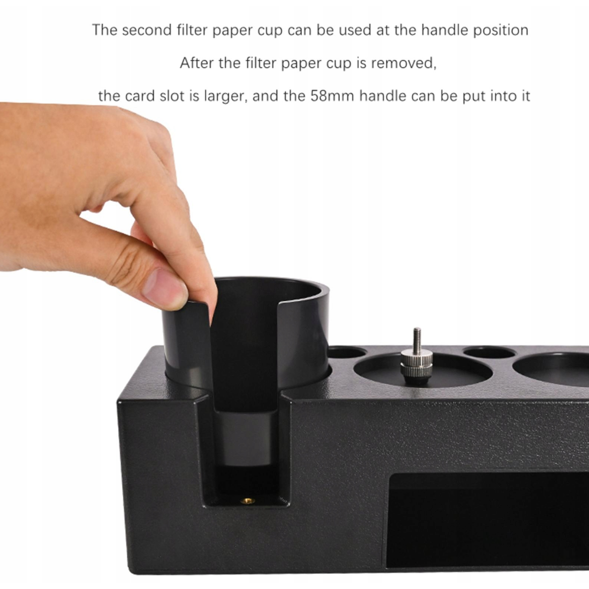 ginee_20260226165124783_1734630889.png One Two Cups Coffee Tamper Station Espresso Portafilter Storage - BB-150