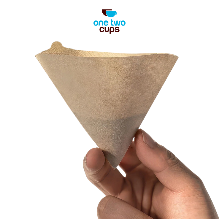 One Two Cups Kertas Saringan Kopi Filter Paper V60 2-4Cups 100 PCS - V02