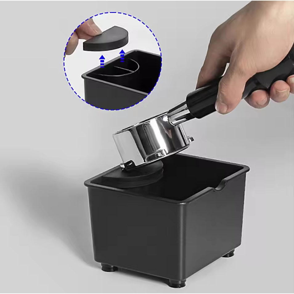 One Two Cups Wadah Ampas Kopi Espresso Coffee Knock Box Container - KS-20