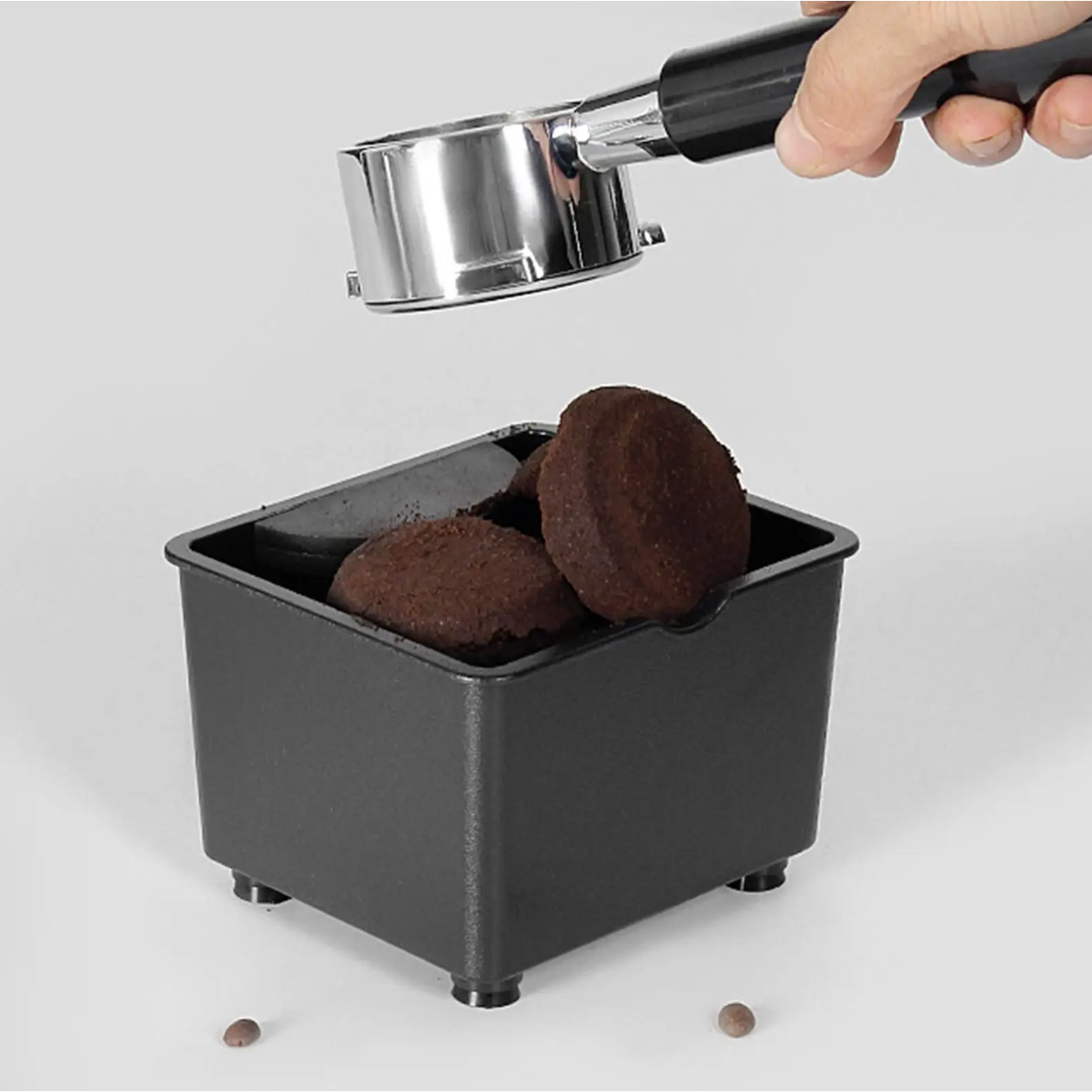 One Two Cups Wadah Ampas Kopi Espresso Coffee Knock Box Container - KS-20